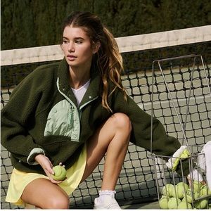 Free People Hit The Slopes Colorblock Pullover